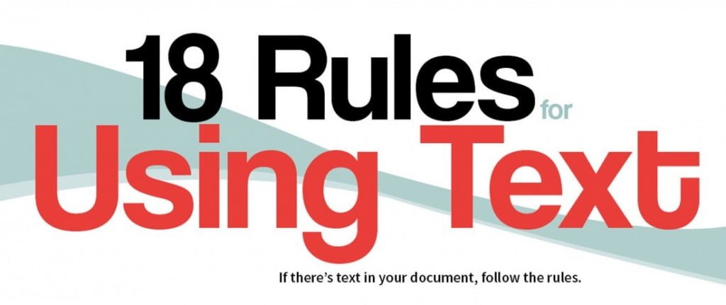 Text Rules Header