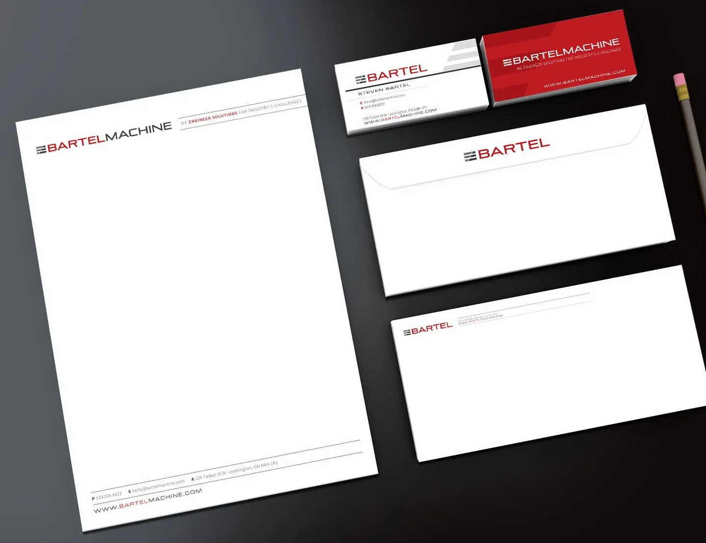 mainstream marketing portfolio bartel machine stationary 1