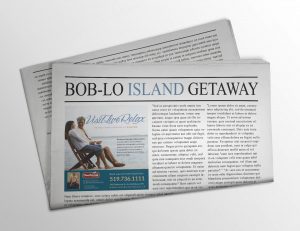 mainstream marketing portfolio boblo national post newspaper ad