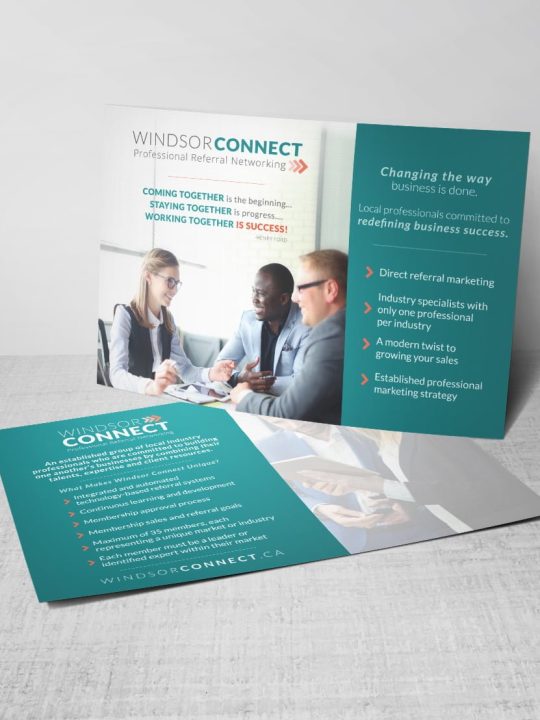 mainstream marketing portfolio windsor connect postcards