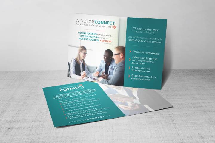 mainstream marketing portfolio windsor connect postcards